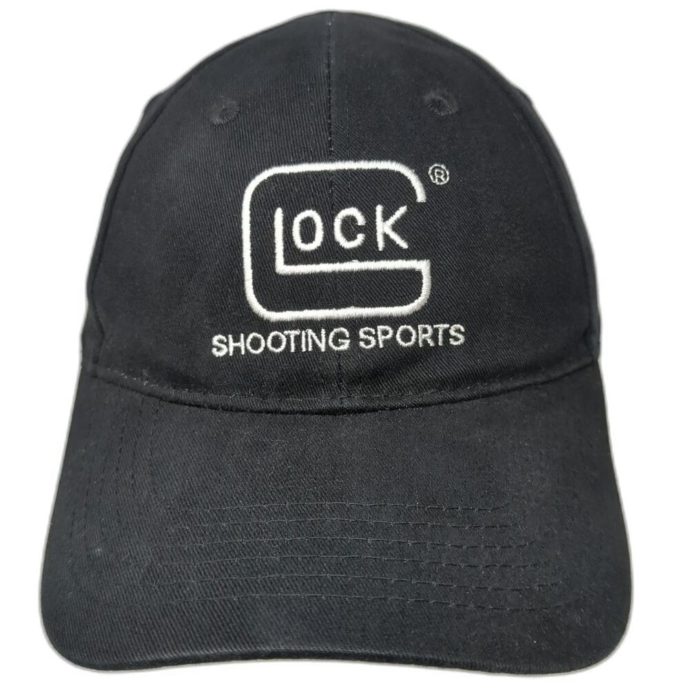 Glock Shooting Sports Hat Black One Size Baseball Cap Slideback Embroidered Logo